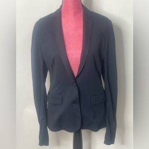 Tommy Hilfiger Navy blue slim blazer Size M double button preppy academia office